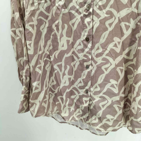 サロンアダムエロペ SALON adam et rope 24SS シーサイドダンサープリントオーバーシャツ レディース FREE