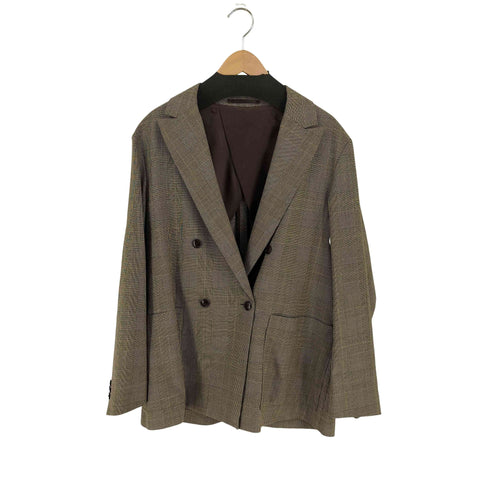 トゥモローランド TOMORROWLAND ウールレーヨンツイル ダブルブレステッド4Bジャケット メンズ JPN:M