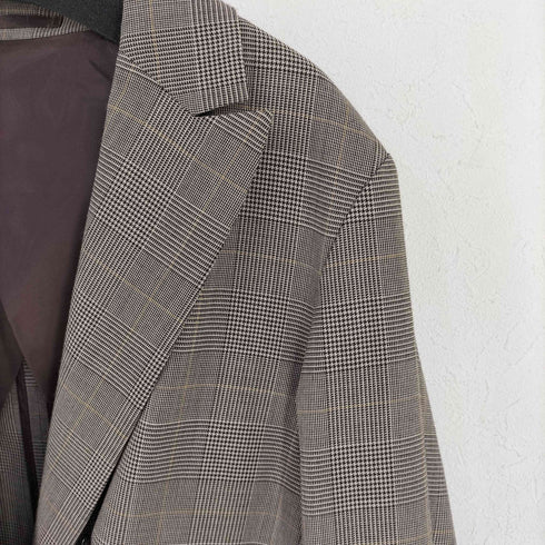 トゥモローランド TOMORROWLAND ウールレーヨンツイル ダブルブレステッド4Bジャケット メンズ JPN:M