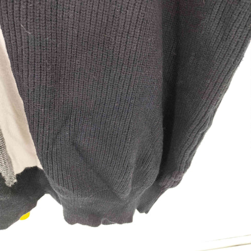 オズモーシス OSMOSIS カラーブロック ニットカーディガン レディース ONE SIZE
