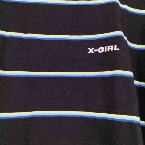 エックスガール X-girl ボーダー S/S Tシャツ レディース JPN:2