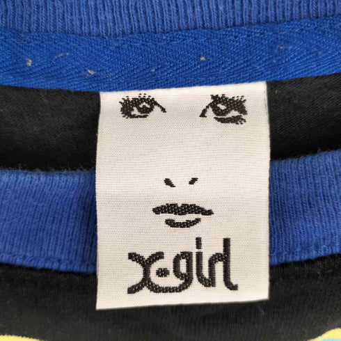 エックスガール X-girl ボーダー S/S Tシャツ レディース JPN:2