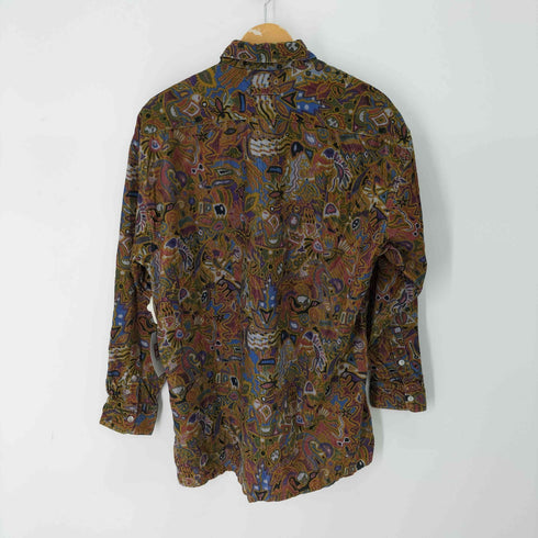 ジャンポールゴルチエオム Jean Paul GAULTIER HOMME ペイズリー コーデュロイ 比翼シャツ メンズ import:L