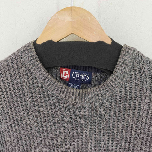 チャップス CHAPS 90S コットンニット メンズ import:M