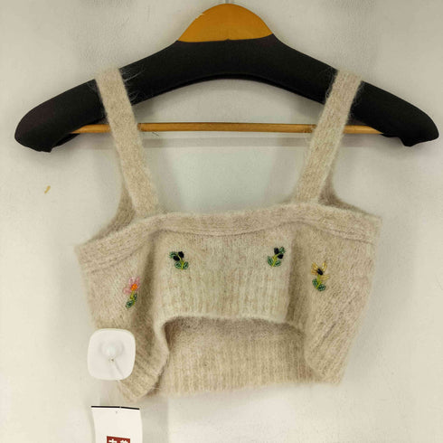 ザラ ZARA ビーズニットキャミ レディース import:S