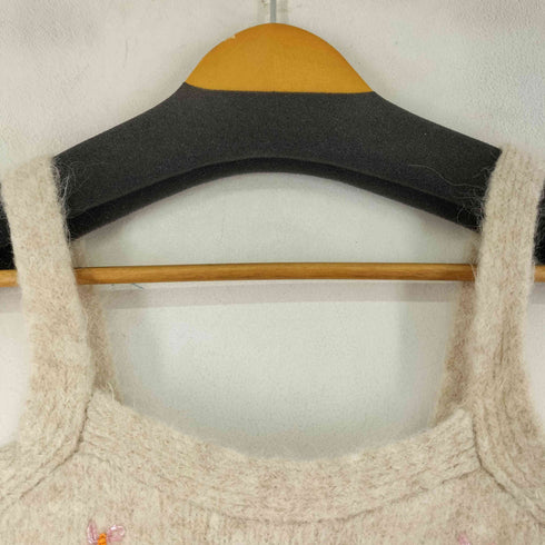 ザラ ZARA ビーズニットキャミ レディース import:S