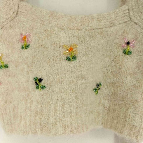 ザラ ZARA ビーズニットキャミ レディース import:S