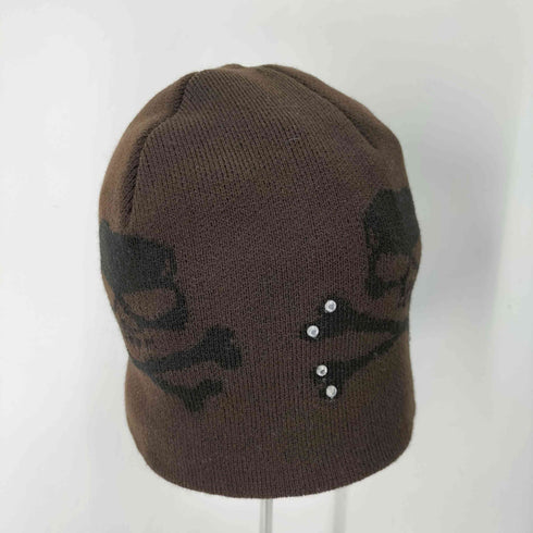 プロパガンダ PROPA9ANDA Y2K ドクロ ラインストーン装飾 ビーニー メンズ