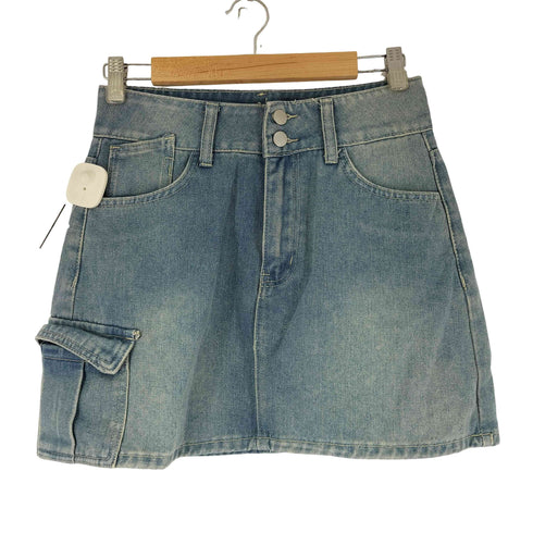 デニムミニスカート レディース