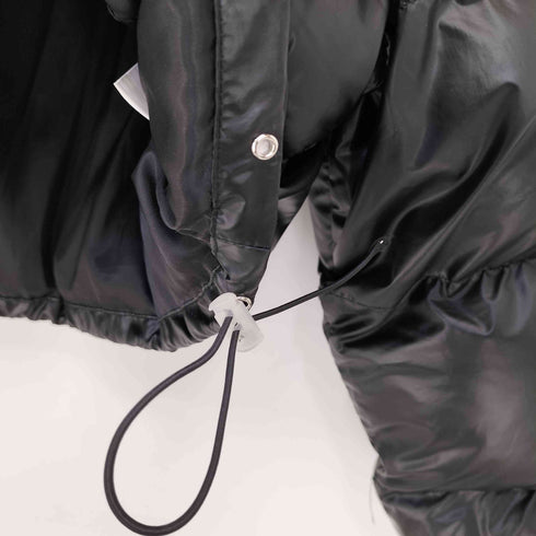 OURROOM DRESS 背面ハート 中綿 クロップドブルゾン レディース