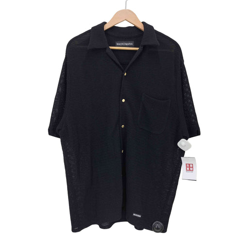 ワコマリア WACKO MARIA 25SS SUMMER KNIT OPEN COLLAR SHIRT メンズ JPN:L