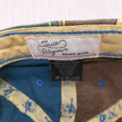 トゥルーレリジョン TRUE RELIGION Y2K ステッチデザイン 加工キャップ メンズ
