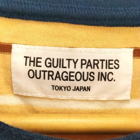 ワコマリア WACKO MARIA STRIPED CREW NECK T-SHIRT メンズ JPN:L