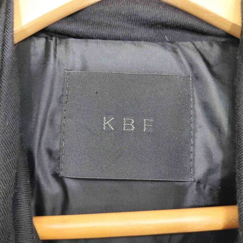 ケイビーエフ KBF ウール地切替フーデッドロングダウンジャケット レディース ONE SIZE