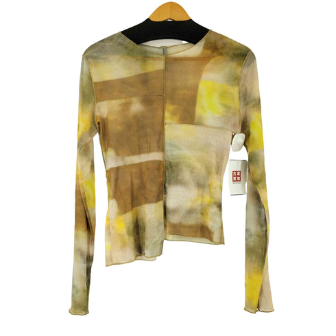 FROM3 総柄シアーカットソー レディース