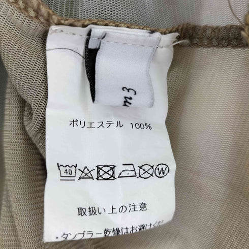 FROM3 総柄シアーカットソー レディース