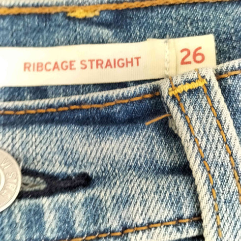 リーバイス Levis RIBCAGE STRAIGHT デニムパンツ レディース 26