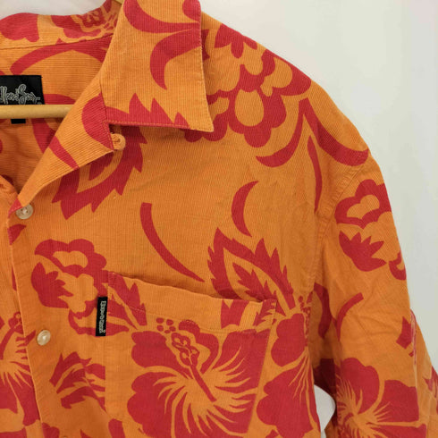 マウイアンドサンズ maui and sons USA製 花柄 アロハシャツ メンズ import:L