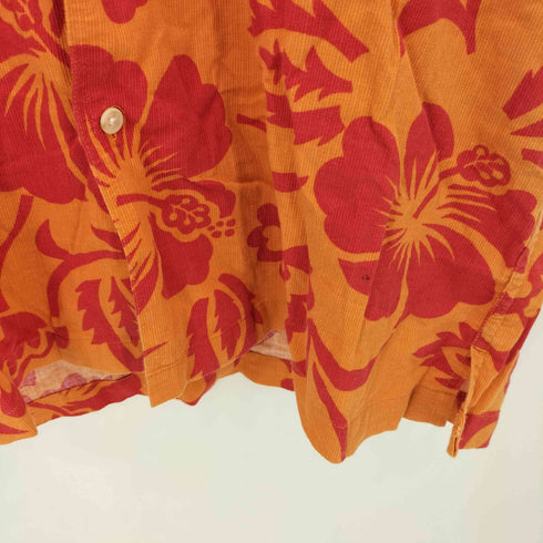 マウイアンドサンズ maui and sons USA製 花柄 アロハシャツ メンズ import:L