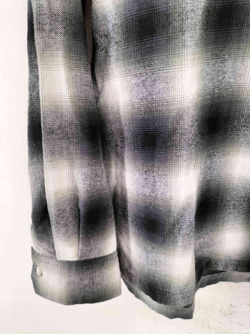 マインデニム MINEDENIM C.Flannel Ombre Open Collar SH メンズ JPN:3