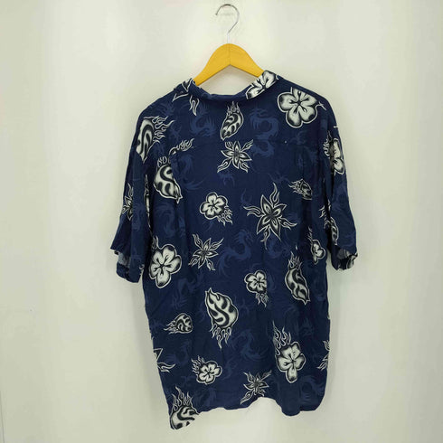 OCEAN CURRENT レーヨン トロピカル柄 アロハシャツ メンズ import:M
