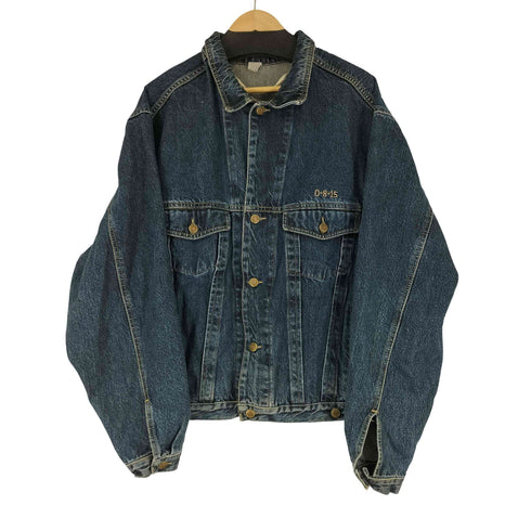 0815 BY JEANS PPG ウォッシュ加工 デニムトラッカージャケット メンズ XL