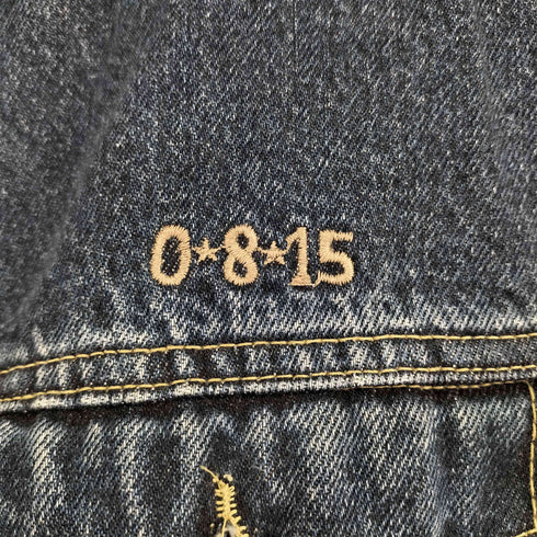 0815 BY JEANS PPG ウォッシュ加工 デニムトラッカージャケット メンズ XL