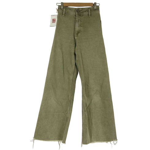 ザラ ZARA カットオフブーツカットデニムパンツ レディース 34