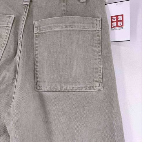 ザラ ZARA カットオフブーツカットデニムパンツ レディース 34