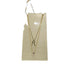 agete 18K 001Ct. ダイヤモンド ゴールドネックレス レディース