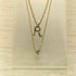 agete 18K 001Ct. ダイヤモンド ゴールドネックレス レディース