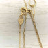 agete 18K 001Ct. ダイヤモンド ゴールドネックレス レディース