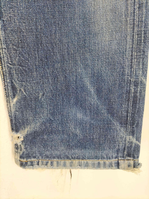 アベイシングエイプ A BATHING APE クラッシュジップフライデニムパンツ メンズ