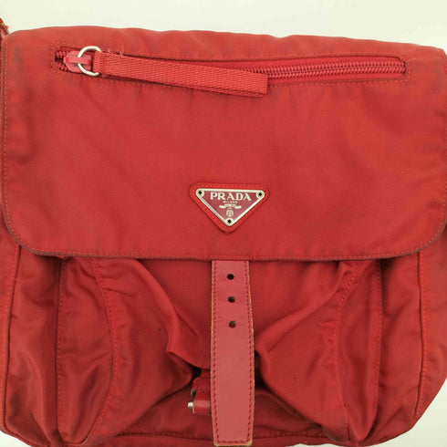 プラダ PRADA 00s 三角ロゴ テスートナイロン ショルダーバッグ レディース
