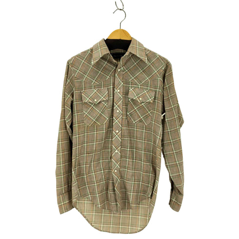 キャリアクラブ CAREER CLUB アメリカ製 SLIM FIT ウエスタンシャツ メンズ import:M