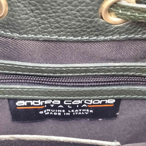 andrea cardone タッセル レザー ハンド ショルダーバッグ レディース