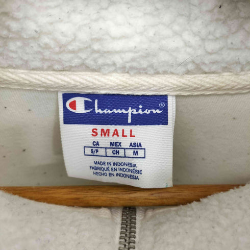 チャンピオン Champion ロゴ刺繍 ハーフジップ フリース プルオーバー メンズ import:S