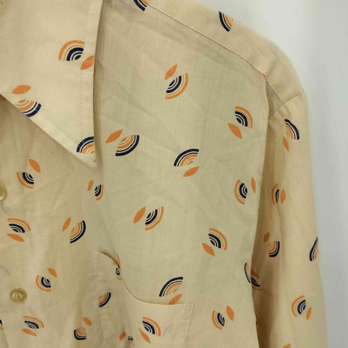 MIRAMAR 70s 総柄 ポリコットン 長袖シャツ メンズ import:L