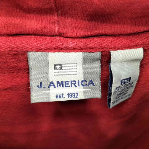 J.AMERICA ARKANSAS 刺繍 プルオーバーパーカー メンズ 2XL