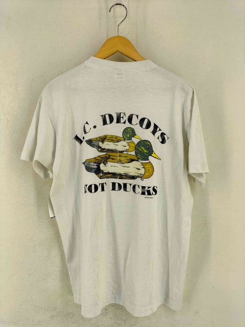 フルーツオブザルーム FRUIT OF THE LOOM 90S USA製 I.C.DECOYS プリントTシャツ メンズ import:XL