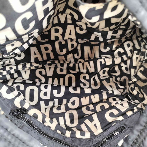 マークバイマークジェイコブス Marc by Marc Jacobs キルティング ナイロン ロゴプレート ハンドバッグ レディース