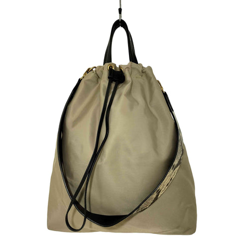 フレームワーク FRAMeWORK ORSETTO ナイロンストラップ ショルダー バッグ パイソン レディース