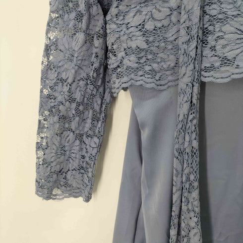 トッコクローゼット tocco closet マルチWAY ボウタイリボンレーストップス×キャミワンピースセット レディース JPN:M
