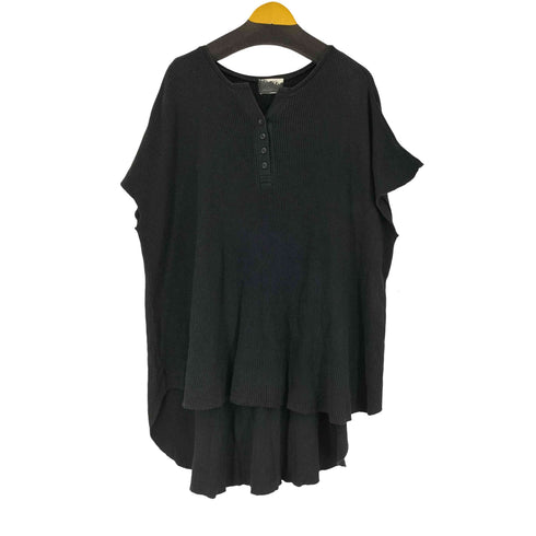 アンティカパターントルソ antiqua patterntorso ワッフルヘンリートップス レディース