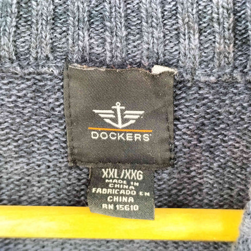 ドッカーズ DOCKERS ハーフジップ ニット メンズ import:XXL