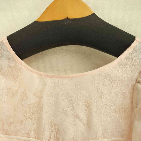 ANDRESD 25SS bubble sleeve jacquard dress バブル スリーブ ジャガードドレス レディース import:M