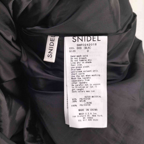 スナイデル snidel ドレスラボ シアー ジャガード リボン キャミワンピース レディース JPN:0