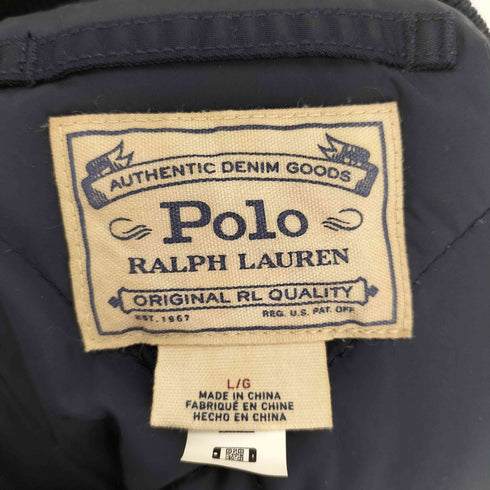 ポロラルフローレン POLO RALPH LAUREN 22AW Twill Down Bomber Jacket MA1型 フライト ジャケット メンズ import:L