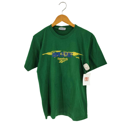 リーボック Reebok 90S USA製 WHERE IS PLANET プリントTシャツ メンズ import:M