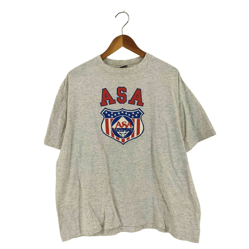AWARD WEAR 90S USA製 ASA UMPIRE アマチュアソフトボール プリントTシャツ メンズ import:XL